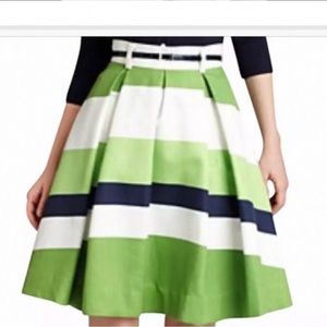 Kate Spade Skirt the Rules a line striped skirt